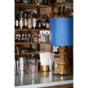 Design By Us Punk Deluxe Bordlampe Blue Shade
