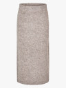 Selected Femme Gabella High Waisted Midi Knit Skirt Grå S