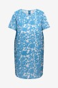 Only Carmakoma   Kjole carLux SS Tunic Dress Wvn   Blå