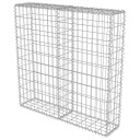 Gabion med deksler galvanisert stål 100x20x100 cm