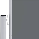 vidaXL Uttrekkbar sidemarkise 160x1200 cm antrasitt