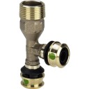 Raxofix T-stykke med skrukobling 3/4" x 20 x 20 mm