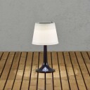 Konstsmide Assisi Solcelle Lampe LED Svart