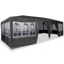 vidaXL Partytelt Antrasitt og Hvit 800 x 400 x 266 cm