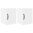  Kjøkkenskap 2 pcs Hvit 30 x 31 x 40 cm Konstruert tre
