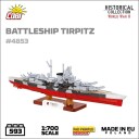 Cobi Historical Collection Wwii Tirpitz Byggesett 1:700 8+ År 593 Deler