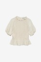 Vero Moda - Bluse vmPhoebe SS High Neck Top - Hvit