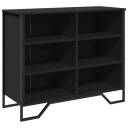  Skjenk svart 91x35,5x74,5 cm konstruert tre 8721102811173