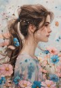 Flower Garden of the Soul Plakat Plakat / 21x30cm
