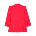 Elisabetta Franchi Rød Blazer til Dame med Logoplate M