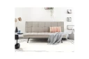 3 sitssoffa Beliani Hasle Beige svart Beige Black  