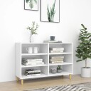 vidaXL Skjenk hvit 103,5x35x70 cm sponplate