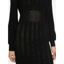 Twinset Dame Kjoler Svart XL,