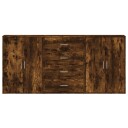  Skjenker 3 stk røkt eik 60x31x84 cm konstruert tre
