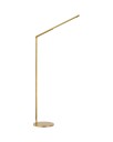 Cona Large Articulating Floor Lamp Brass