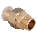 Geberit 1767489 Unionskobling 1 muffe, utv. gjenge 28 x 25 mm