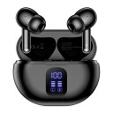 Tech Protect UltraBoost TWS Pro G2 trådløse øretelefoner med LED skjerm   svart