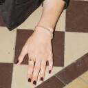 Lily and Rose Ines ring - Pink topaz (open)