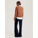 Tommy Hilfiger Dame Strikkevarer Brun S,