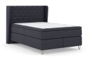 Select No 6 Komplett Sengepakke 160x200 Medium Lateks/Memory - Blå/V-formede Metallben