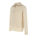 Paolo Pecora Herre Strikkevarer Beige L,