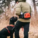 Fjellpulken Hoftesekk M/barnebelte Og Mobiltaske Rød 2L