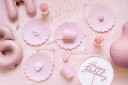 Plasttallerkener Rosa 22X22 Cm 4-Pk
