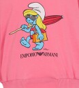 Emporio Armani Kjole   Lyserød m. Smurf Fin   Emporio Armani   6 år 116   Kjole   Rosa