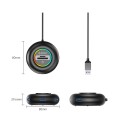 Orico YXR5-U3 RGB USB-hub med 4x USB-A 3.0 og SD/microSD-kortleser 0,3m Svart