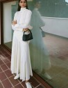 Mango A Line Skirt With Handkerchief Detail Cream 34