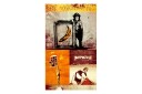 Fototapet Collage Banksy 50x1000 - Artgeist sp. z o. o.