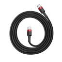 Baseus Cafule 1m USB-C til USB-C kabel 60W 3A Rød/Svart