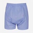 Derek Rose Classic Fit Cotton Boxer Shorts - Blue Check