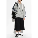 Adidas Originals Baggy Fz Hoodie   Grey   L