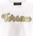 Versace T skjorte   Hvit m. Rhinestone   Versace   6 år 116   T skjorte