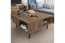 Andifli Sofabord 89,6x46,5x89,6 cm - Brun