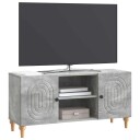  TV skap Betonggrå 102 x 34,5 x 50 cm Konstruert tre
