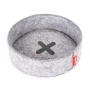Kikkerland Oppsamlingsbrett Set med Polyesterfilt - Stor: 21.99 cm, Liten: 18 cm