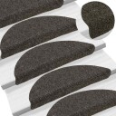 vidaXL Selvklebende trappematter 5 stk lysebrun 56x17x3 cm nålestempel