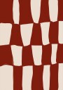 Crimson Waves Plakat Plakat / 21x30cm