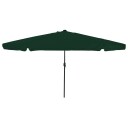 Hageparasol med LED lys  ø395x245 cm Grønn