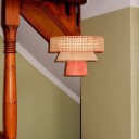 Jore Copenhagen taklampe Triple Cane sort 48x48 cm