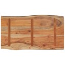  Sidebord 70x40x2,5 cm heltre akasie naturlig kant 8721012093362