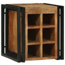 vidaXL Vinhylle Brun 34.5 x 35 x 39 cm Massivt akasietre