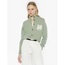 Maison Kitsuné Dame Strikkevarer Grønn M,