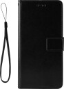 INCOVER Samsung Galaxy A51 Skinn Flip Deksel m. Stativ & Stropp - Svart