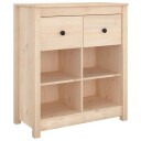 vidaXL Skjenk 70x35x80 cm heltre furu