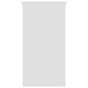 vidaXL Skrivebord hvit 80x40x75 cm sponplate
