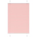  plisségardin Rosa 90x150 cm Stoff Bredde 89,4 Polyester