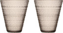 iittala Kastehelmi glass 30 cl 2-stk Lin